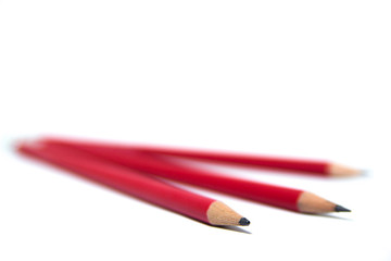 tree red pencil point