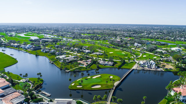 Florida Golf Aerial 