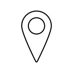 location icon on white background