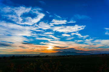 Amazing sunset