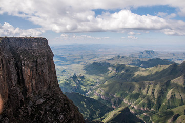 Fototapeta na wymiar Solitude in Drakensberg mountains, South Africa