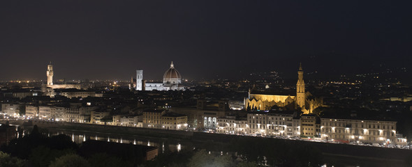 Florence Night Panorama