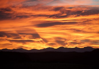 Fiery Sunset 
