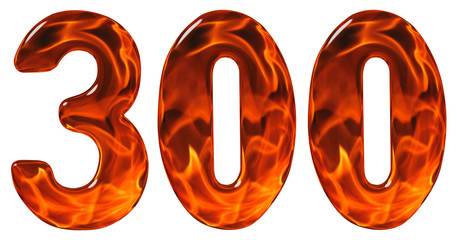 300, three hundred, numeral, imitation glass and a blazing fire,