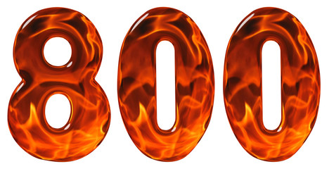 800, eight hundred, numeral, imitation glass and a blazing fire,