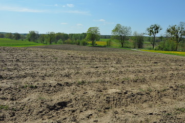 Wiosna na Mazurach - zaorane pole © Rafa