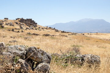 Fototapeta na wymiar Ancient landscape Hierapolis