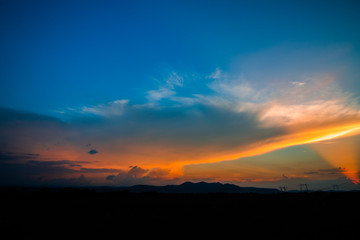 Fototapeta premium Amazing sunset