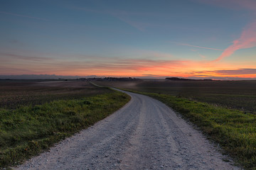 Road to sunset