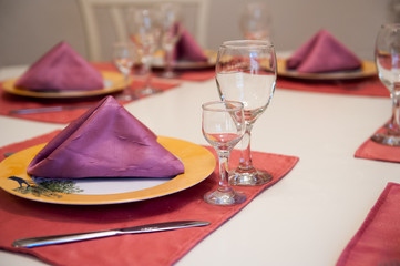 wedding banquet in a restaurant - wedding decorations