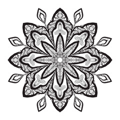 Mandala Coloring Illustration2