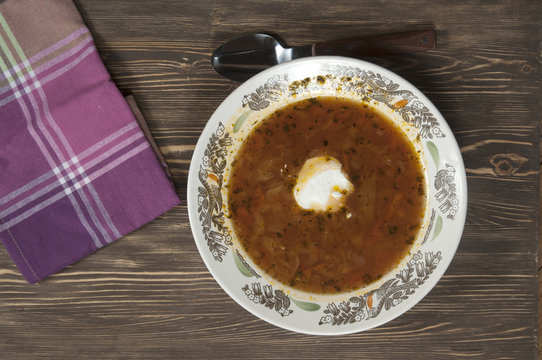 Russian cabbage soup (Shchi)
