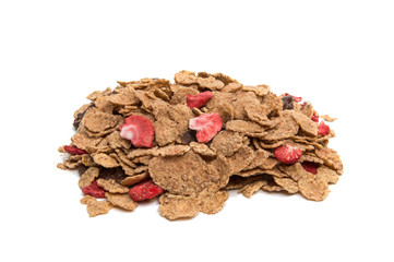 cereal with strawberries