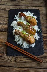 Chicken teriyaki legs
