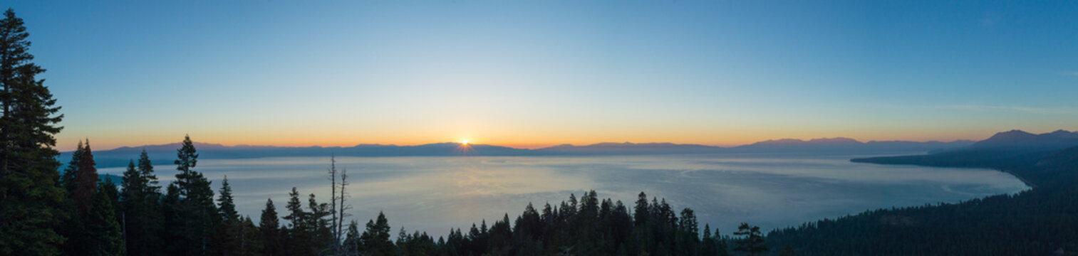 Sunrise in Lake Tahoe, California