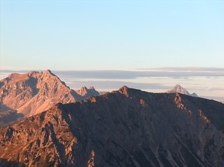 Berge im Tannheimer Tal