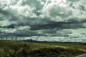 Fototapeta premium Cloudy day in Cali