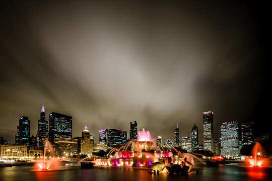 Chicago Skyline Long Exposure