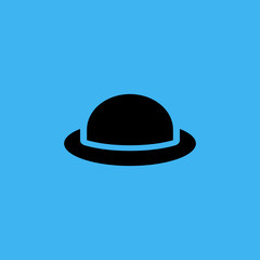 Men's hat icon. flat design