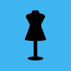 mannequin icon. flat design