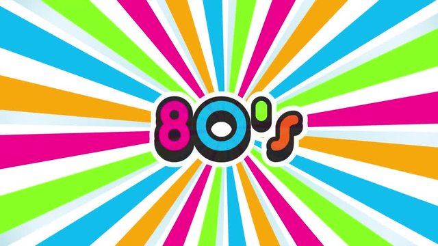 Old School 70s Vintage Motion Graphic Background