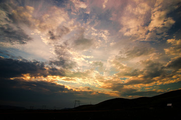 Summer in carpathian mountains