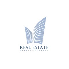 Logo template real estate, apartment, condo, house, rental, business. brand, branding, logotype, company, corporate, identity.