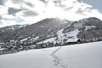 Hahnenkamm Kitzbühel im Winter