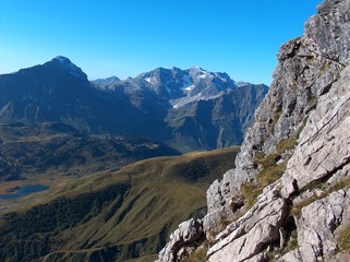 Berge im Kleinwalsertal Allgäu Widderstein