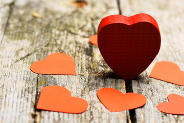 decorative valentine hearts