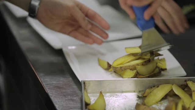 Potato dish
Shooting Potatoes  in a dish