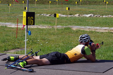biathlon tir couché © savoieleysse