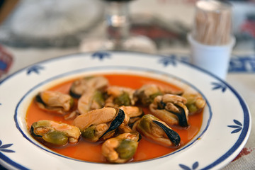 tapa de mejillones