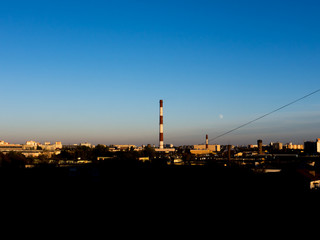 The Factory chimneys.