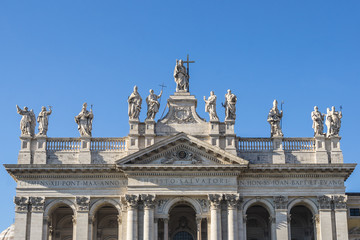 Papal Archbasilica of St. John (San Giovanni in Laterano). Rome.