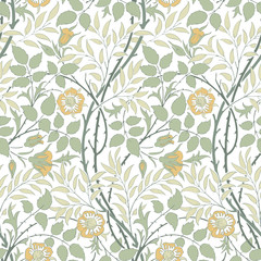 Modern fabric design pattern. Desktop wallpaper. Background. Floral pattern for your design. Illustration. Modern seamless pattern for interior decoration, wrapping paper, graphic design and textile.