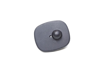 RFID hard tag isolated - Shoplifting and anti-theft system - Electronic Article Surveillance system...