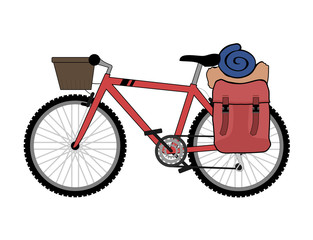 backpacker bicycle