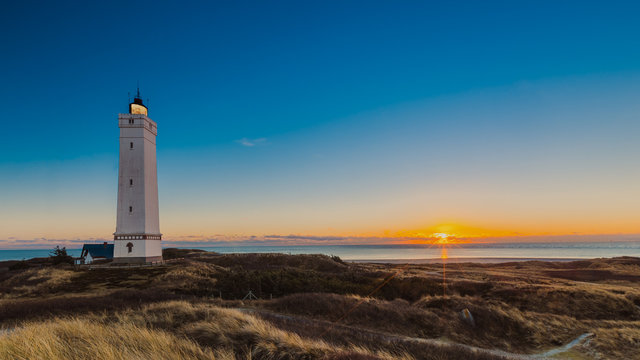 Leuchtturm Blavand D&auml;nemark