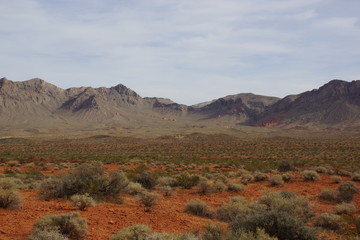 Bergkette am Wüstentrand