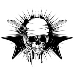 guitars skull_var 3