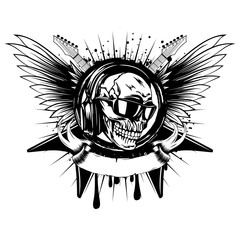 guitars wings skull_var 10