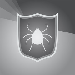 computer virus protect symbol