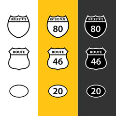 Route Icons - 132472505