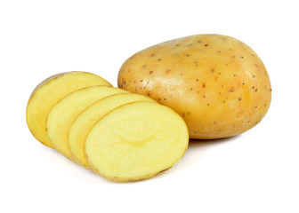 potato isolated on white background