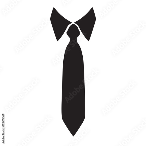 Download "Tie and Shirt Collar Icon, Silhoette" Stock image and ...