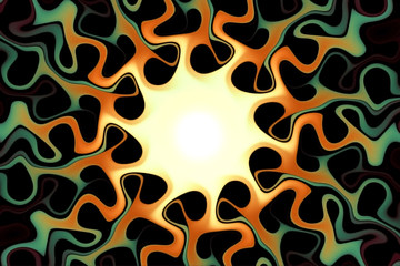 Fondo abstracto fractal estructura