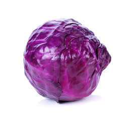 Fototapeta premium red cabbage isolated on white