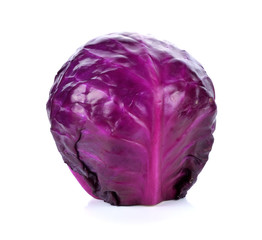 Fototapeta premium red cabbage isolated on white