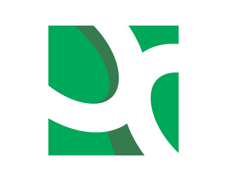green ornament rectangle icon
